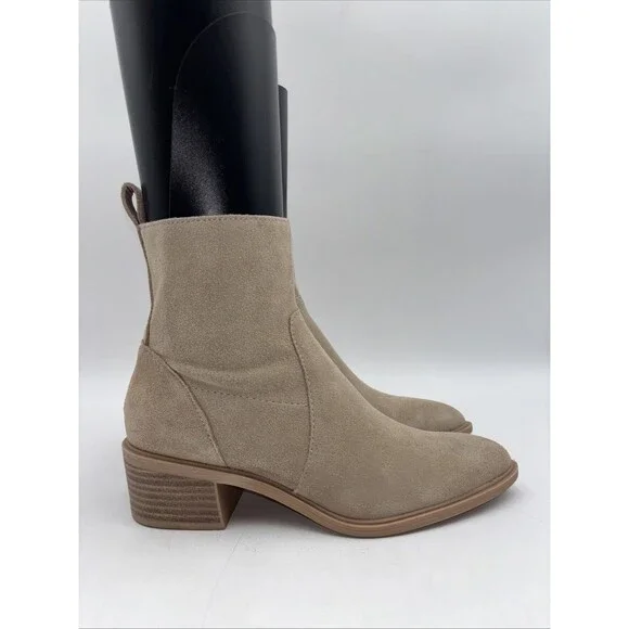 Dolce Vita Shoes Dolce Vita Womens Bryson Booties Suede Taupe